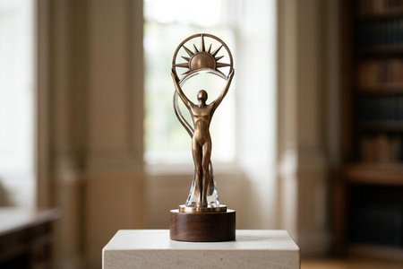 An image of the word achievement as defined by something accomplished, especially by superior ability, special effort, great courage, etc.; a great or heroic deed.