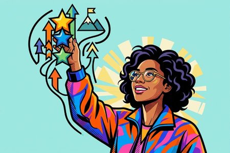 An image of the word ambitious as defined by having ambition; eagerly desirous of achieving or obtaining success, power, wealth, a specific goal, etc..