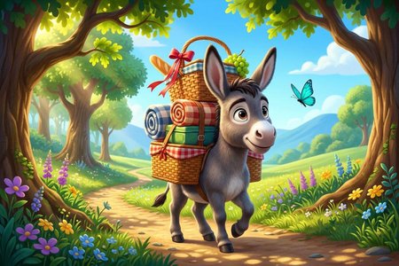 An image of the word burden as defined by that which is carried; load.