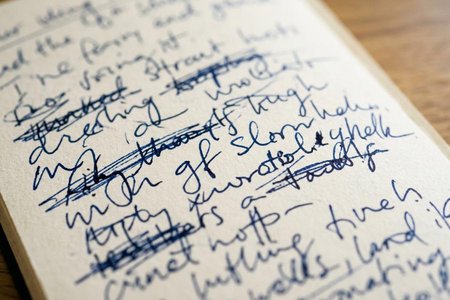 An image of the word cacography as defined by bad handwriting; poor penmanship.