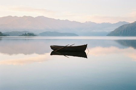 An image of the word calm as defined by without rough motion; still or nearly still.