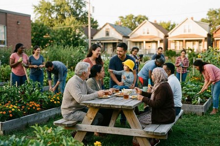 An image of the word community as defined by a social group of any size whose members reside in a specific locality, share government, and often have a common cultural and historical heritage.