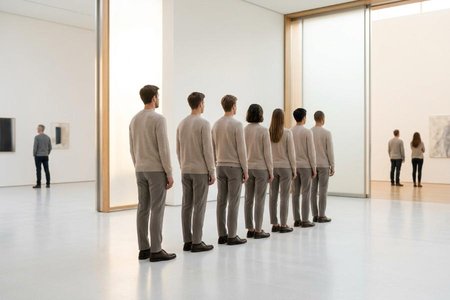 An image of the word conformity as defined by action in accord with prevailing social standards, attitudes, practices, etc.
