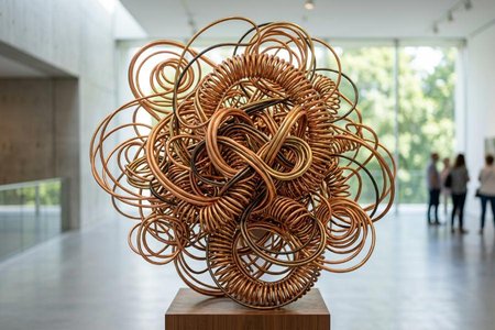 An image of the word convoluted as defined by twisted; coiled.