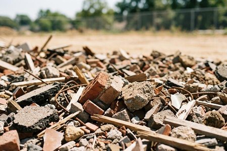 An image of the word debris as defined by the remains of anything broken down or destroyed; ruins; rubble.