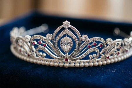 An image of the word diadem as defined by a crown.