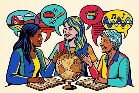 An image of the word dialect as defined by a variety of a language that is distinguished from other varieties of the same language by features of phonology, grammar, and vocabulary, and by its use by a group of speakers who are set off from others geographically or socially.