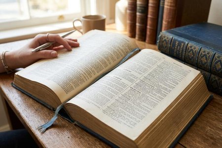An image of the word dictionary as defined by a book or digital resource (such as Dictionary.com) containing a selection of words and information about their meanings, pronunciations, etymologies, inflected forms, derived forms, etc., in either the same or another language; lexicon; glossary.