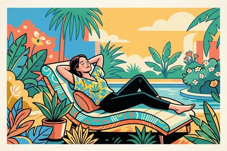 An image of the word ease as defined by freedom from labor, pain, or physical annoyance; tranquil rest; comfort.