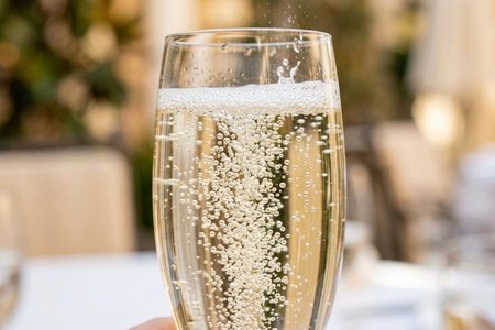 An image of the word effervescent as defined by effervescing; bubbling.