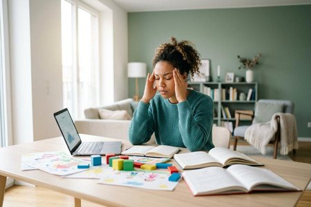 An image of the word exasperated as defined by feeling or expressing extreme annoyance or irritation.