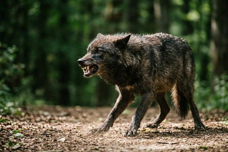 An image of the word ferocious as defined by savagely fierce, as a wild beast, person, action, or aspect; violently cruel.