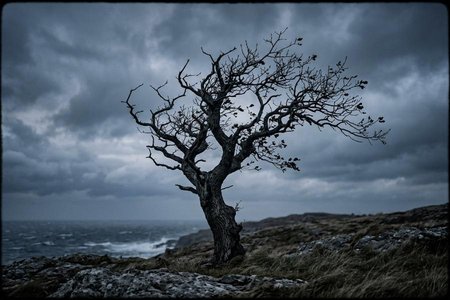 An image of the word foreboding as defined by a prediction; portent.