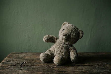 An image of the word forlorn as defined by desolate or dreary; unhappy or miserable, as in feeling, condition, or appearance.