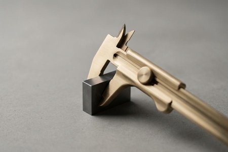 An image of the word gauge as defined by to determine the exact dimensions, capacity, quantity, or force of; measure.