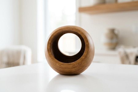 An image of the word hollow as defined by having a space or cavity inside; not solid; empty.