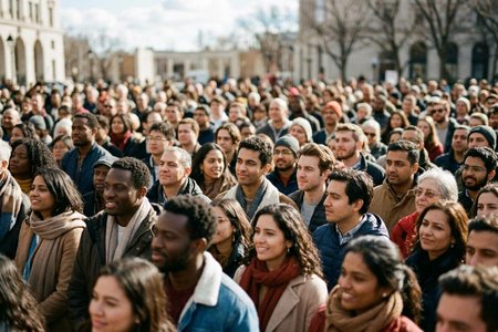 An image of the word horde as defined by a large group, multitude, number, etc.; a mass or crowd.