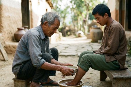 An image of the word humility as defined by the quality or condition of being humble; modest opinion or estimate of one's own importance, rank, etc.