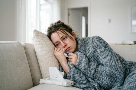 An image of the word ill as defined by of unsound physical or mental health; unwell; sick.
