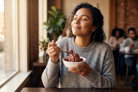 An image of the word indulge as defined by to yield to an inclination or desire; allow oneself to follow one's will (often followed byin ).