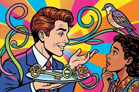 An image of the word inveigle as defined by to entice, lure, or ensnare by flattery or artful talk or inducements (usually followed by into).