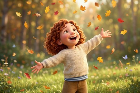 An image of the word joyful as defined by full of joy, as a person or one's heart; glad; delighted.