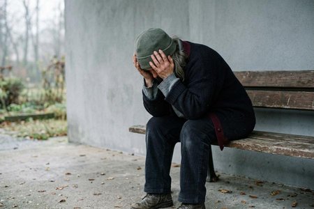 An image of the word miserable as defined by wretchedly unhappy, uneasy, or uncomfortable.