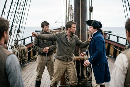 An image of the word mutiny as defined by revolt or rebellion against constituted authority, especially by sailors against their officers.