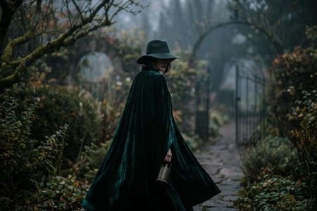An image of the word mysterious as defined by full of, characterized by, or involving mystery.