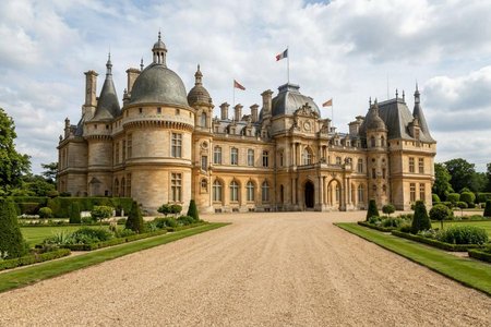 An image of the word palace as defined by the official residence of a king, queen, bishop, or other sovereign or exalted personage.