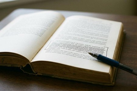 An image of the word passage as defined by a portion or section of a written work; a paragraph, verse, etc..