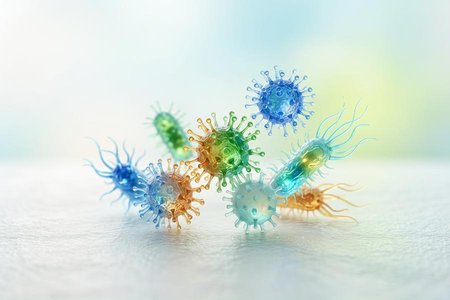 An image of the word pathogen as defined by any disease-producing agent, especially a virus, bacterium, or other microorganism.