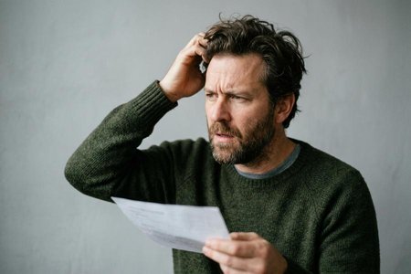An image of the word perplexed as defined by bewildered; puzzled.
