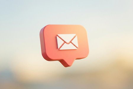 An image of the word pm as defined by a private message sent to another user of a social media service or private messaging service.