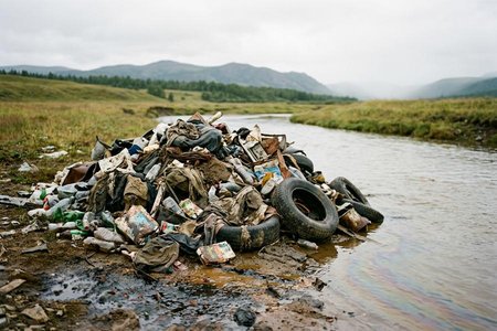 An image of the word pollution as defined by the act of polluting or the state of being polluted.