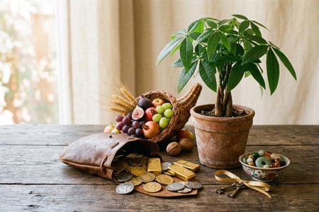 An image of the word prosperity as defined by a successful, flourishing, or thriving condition, especially in financial respects; good fortune.