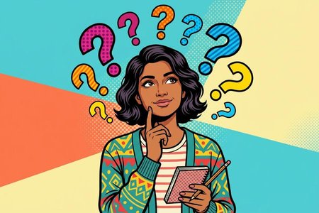 An image of the word query as defined by a question; an inquiry.