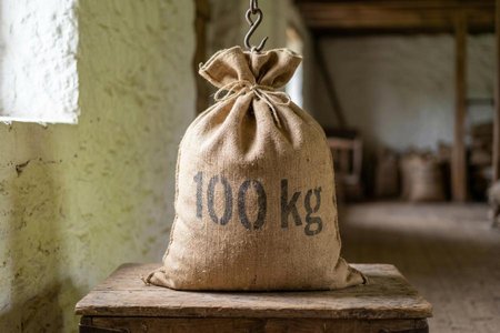 An image of the word quintal as defined by a unit of weight equal to 100 kilograms (220.5 avoirdupois pounds).