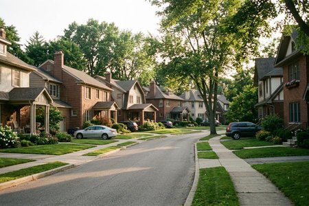 An image of the word residential as defined by of or relating to residence or to residences.