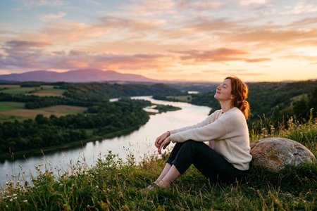 An image of the word reverie as defined by a state of dreamy meditation or fanciful musing.