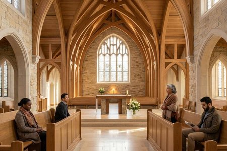An image of the word sanctuary as defined by a sacred or holy place.