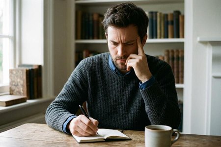 An image of the word serious as defined by of, showing, or characterized by deep thought.