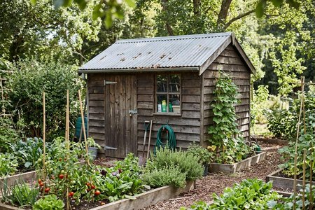 An image of the word shed as defined by a simple or rude structure built for shelter, storage, etc.