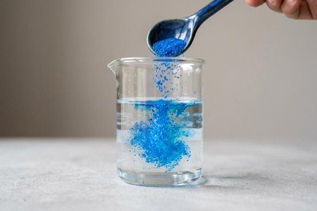An image of the word solute as defined by the substance dissolved in a given solution.