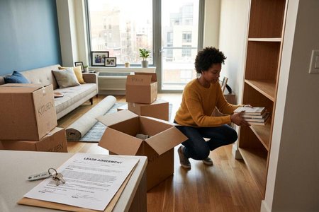 An image of the word tenant as defined by a person or group that rents and occupies land, a house, an office, or the like, from another for a period of time; lessee.