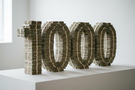 An image of the word thousand as defined by a cardinal number, 10 times 100.