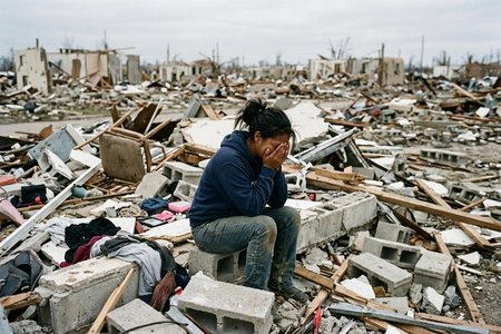 An image of the word tragedy as defined by a lamentable, dreadful, or fatal event or affair; calamity; disaster.