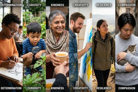 An image of the word trait as defined by a distinguishing characteristic or quality, especially of one's personal nature.