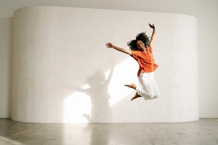 An image of the word vivacious as defined by lively; animated; spirited.